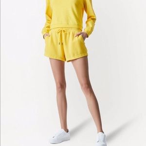 alice + olivia tandy wide cuff shorts